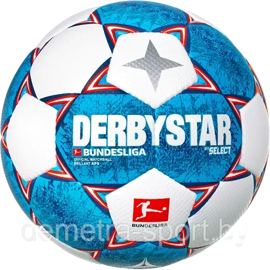 Мяч футбольный Derbystar "2020/2021 Bundesliga Brillant APS" Football - фото 1 - id-p158575308