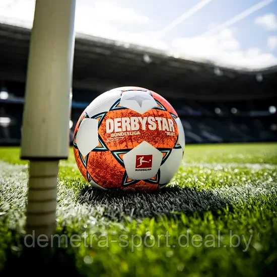 Мяч футбольный Derbystar "2020/2021 Bundesliga Brillant APS" Football - фото 4 - id-p158575308