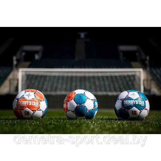 Мяч футбольный Derbystar "2020/2021 Bundesliga Brillant APS" Football - фото 2 - id-p158575308