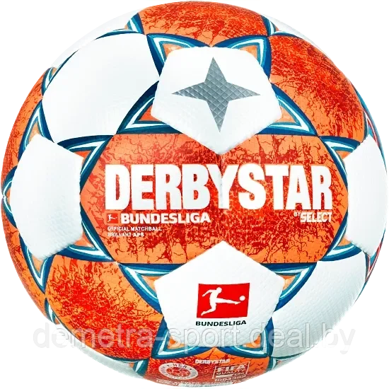 Мяч футбольный Derbystar "2020/2021 Bundesliga Brillant APS" Football - фото 3 - id-p158575308