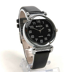Часы наручные BARIHO (черный+ черный циферблат с хромом)