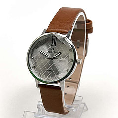Часы наручные DESTINY 1404G (коричневый+белый циферблат)