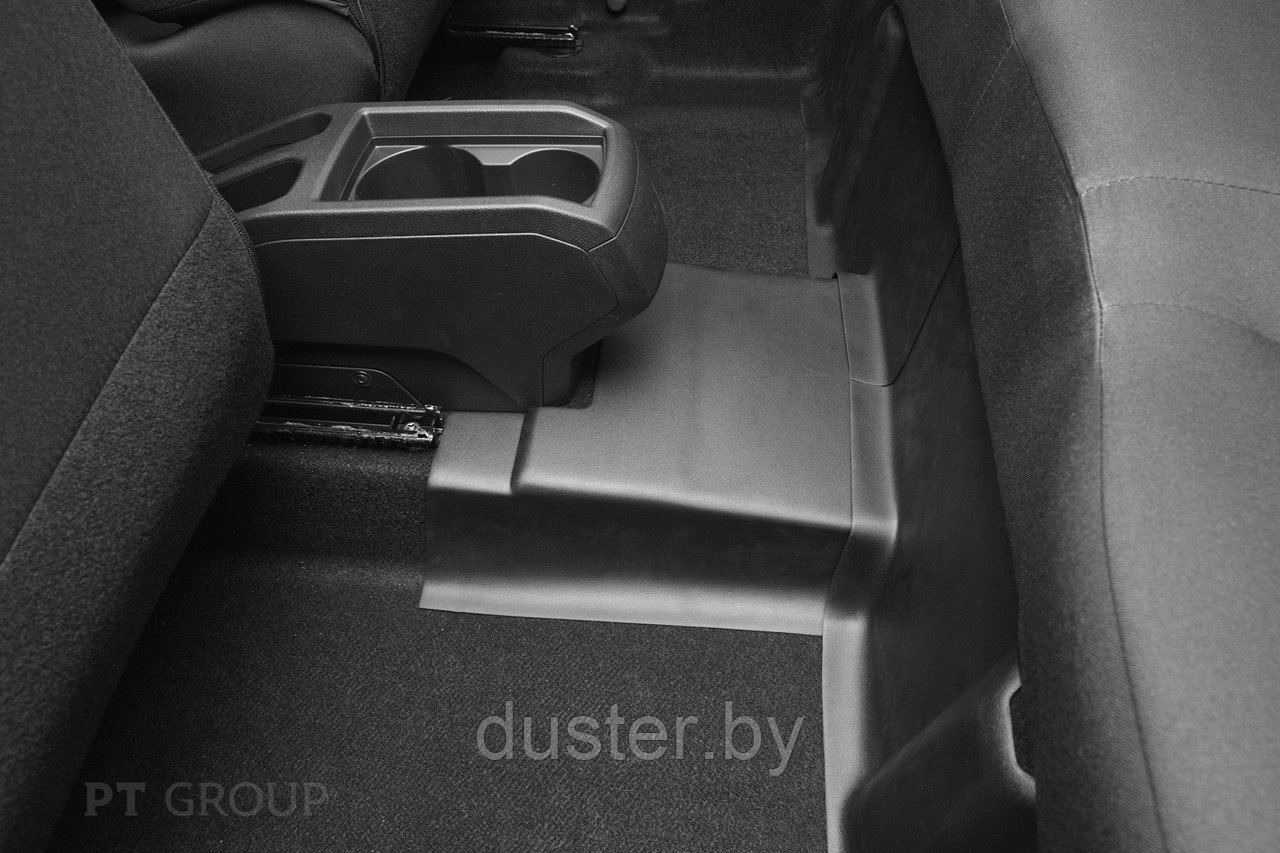 Накладки на ковролин заднего ряда (3 шт) Renault Duster 2021- PT GROUP (оригинал) - фото 3 - id-p158581154