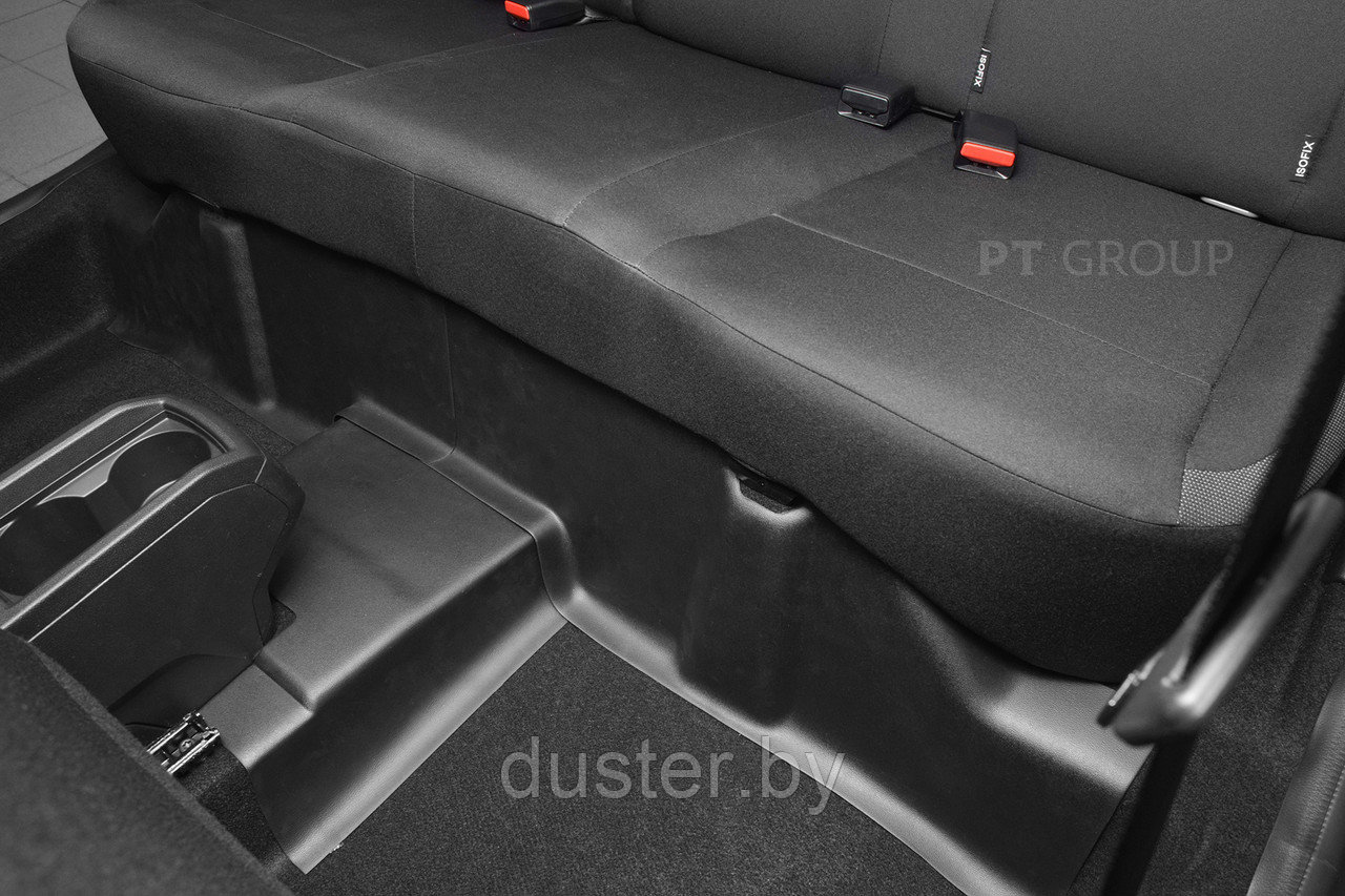 Накладки на ковролин заднего ряда (3 шт) Renault Duster 2021- PT GROUP (оригинал) - фото 4 - id-p158581154
