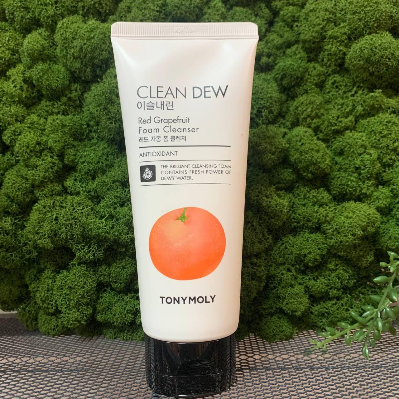 Пенка для умывания с грейпфрутом TONY MOLY Clean Dew Red Grapefruit Foam Cleanser 180 мл