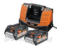 Аккумулятор AEG SET LL1850BL (2) с зарядным устройством (в сумке)