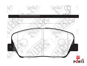 Колодки тормозные дисковые NiBK PN11001