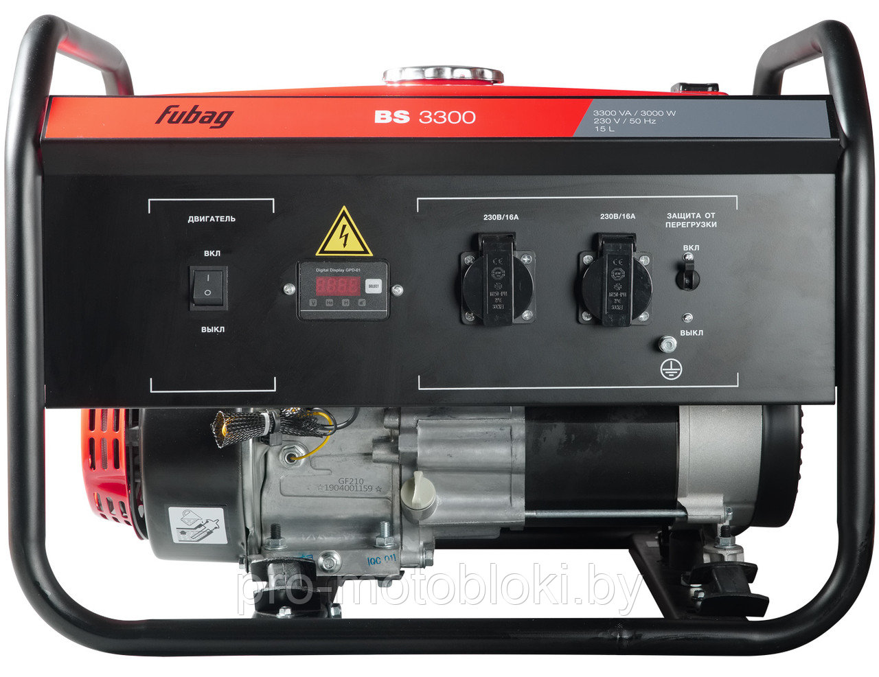 Генератор бензиновый FUBAG BS 3300 A ES с электростартером и коннектором автоматики - фото 2 - id-p158584271