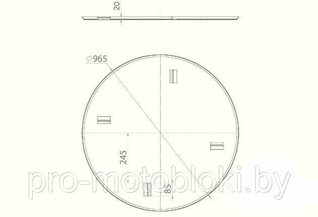 Диск затирочный Impulse D1000 - фото 2 - id-p158584334