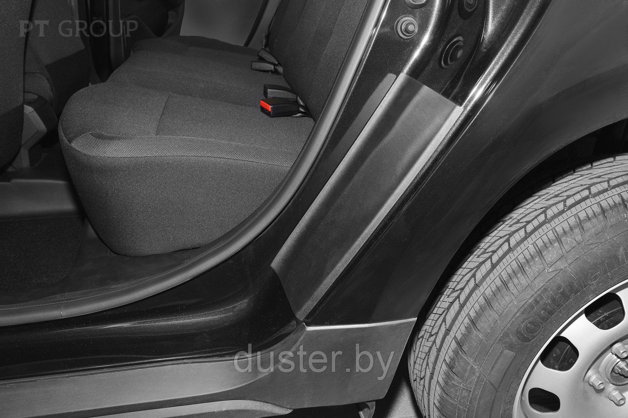 Накладки в проёмы задних дверей на арки (ABS) Renault Duster 2021- PT GROUP (оригинал) - фото 4 - id-p158586801