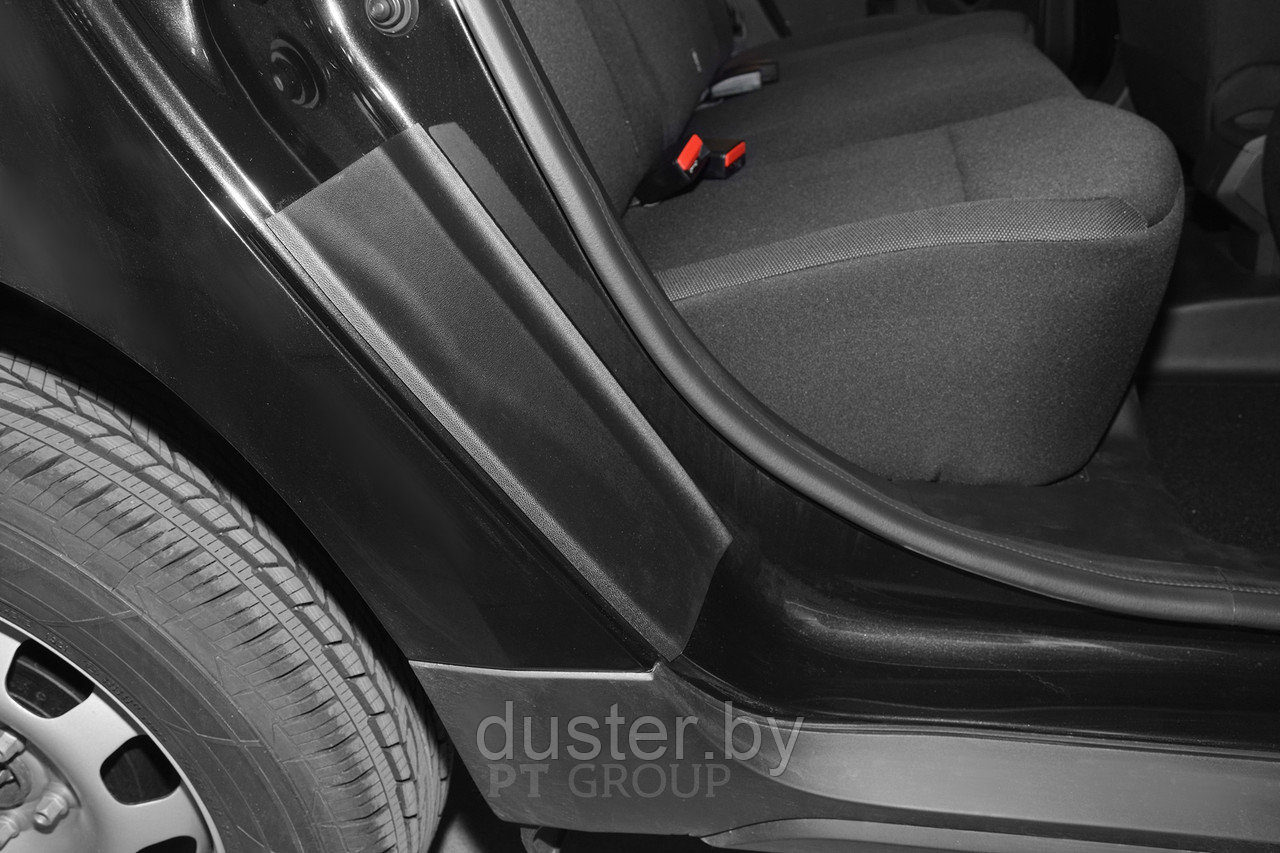 Накладки в проёмы задних дверей на арки (ABS) Renault Duster 2021- PT GROUP (оригинал) - фото 5 - id-p158586801
