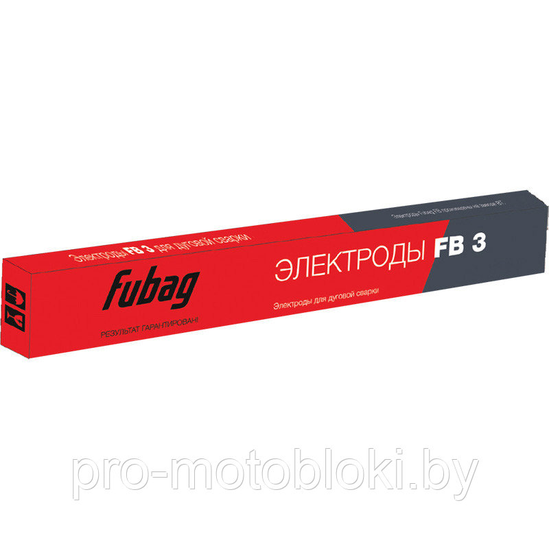 Электрод сварочный FUBAG FB 3 D4,0 мм (0,9 кг) - фото 1 - id-p158582381