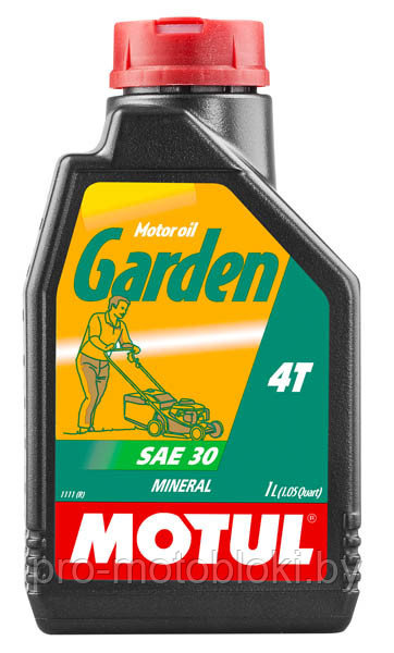 Масло для 4-х тактных двигателей MOTUL GARDEN 4T SAE 30 (1 л) - фото 1 - id-p158582425