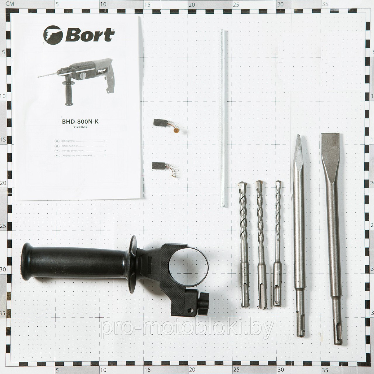 Перфоратор Bort BHD-800N-K - фото 5 - id-p158585843
