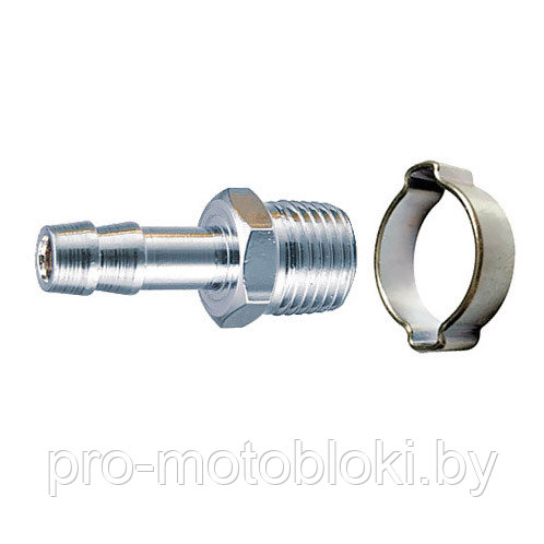 Переходник FUBAG 1/4 "M - елочка 10 мм с обжимным кольцом