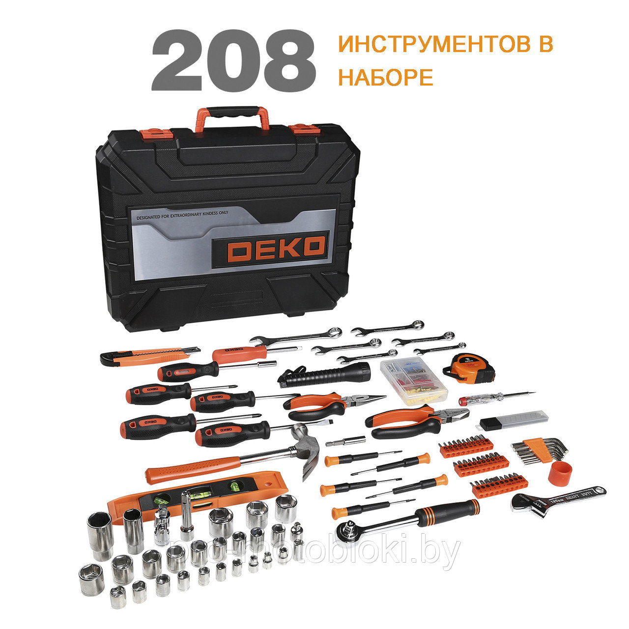 Набор инструмента для дома DEKO DKMT208 SET 208 - фото 2 - id-p158584927