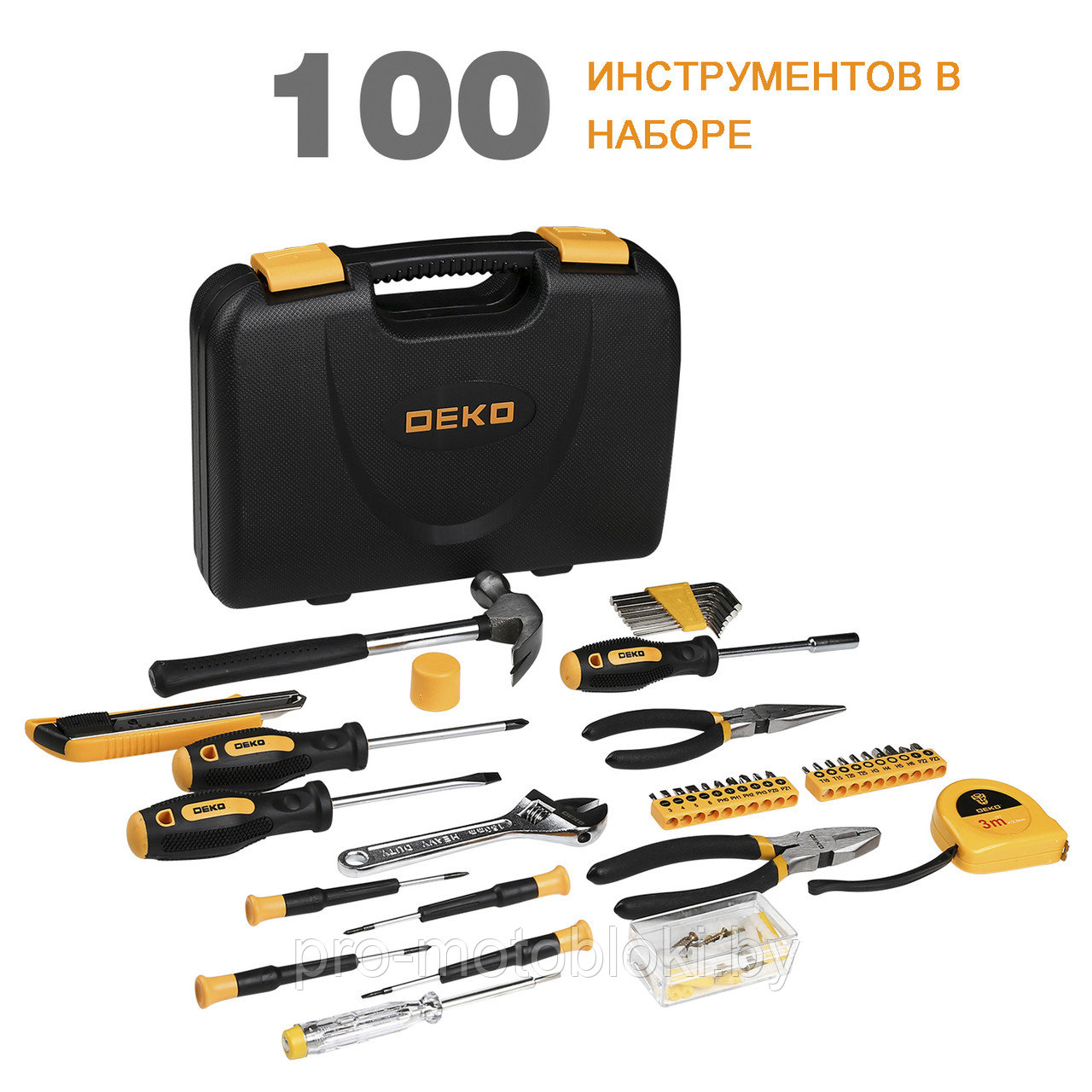 Набор инструмента для дома DEKO TZ100 SET 100 - фото 2 - id-p158584934