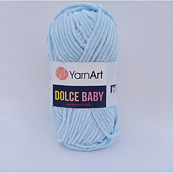 Пряжа Ярнарт Дольче Бейби (Yarnart Dolce Baby) цвет 749 светло-голубой