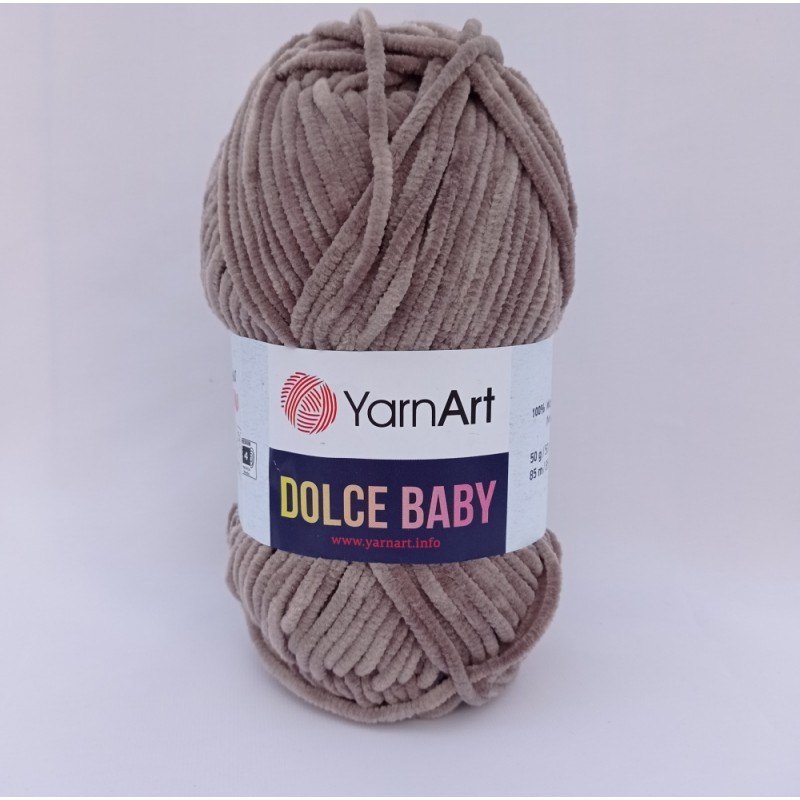 Пряжа Ярнарт Дольче Бейби (Yarnart Dolce Baby) цвет 754 кофе с молоком