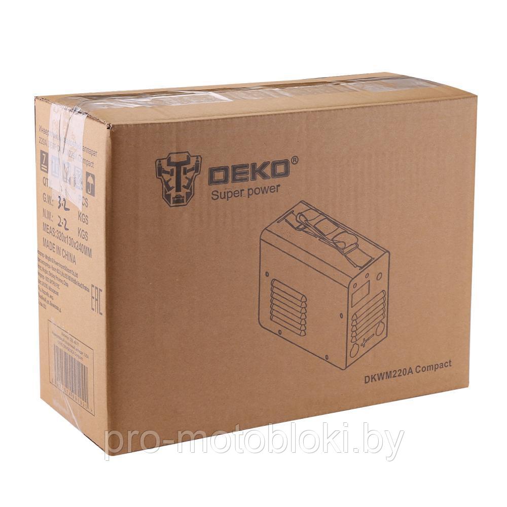 Инвертор сварочный DEKO DKWM220A Compact - фото 4 - id-p158585365