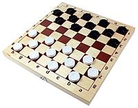 Настольная игра шашки с доской арт 02-21