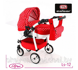 Детская кукольная коляска Adbor Lily Sport LS-12