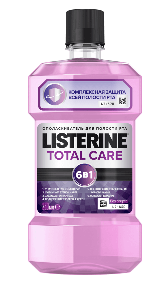 Ополаскиватель для полости рта Listerine Total Care, 250 мл