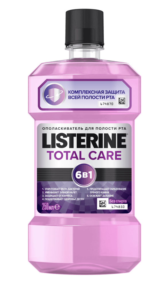 Ополаскиватель для полости рта Listerine Total Care, 250 мл - фото 1 - id-p156509505