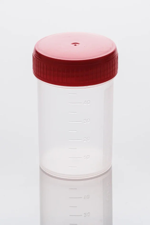 Контейнер одноразовый медицинский стерильный с крышкой ЕвроКэп, 60 мл - фото 1 - id-p156513446