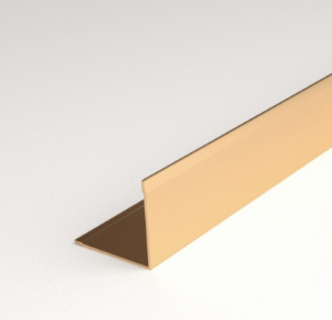 Профиль уголок алюминиевый равнополочный УП 18-27 золото мат 20*20мм 2700мм - фото 1 - id-p158630971