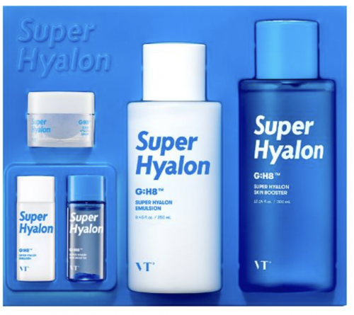Набор увлажняющих средств с 8 типами гиалуроновой кислоты VT Cosmetics
