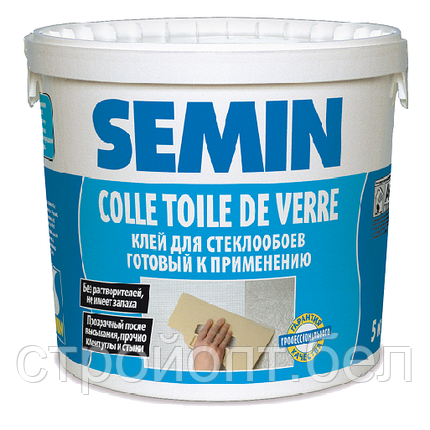 Клей для стеклообоев (стеклохолста) Semin Colle Toile de Verre, 5 кг, фото 2