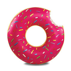 Надувной круг  Пончик розовый 120 см