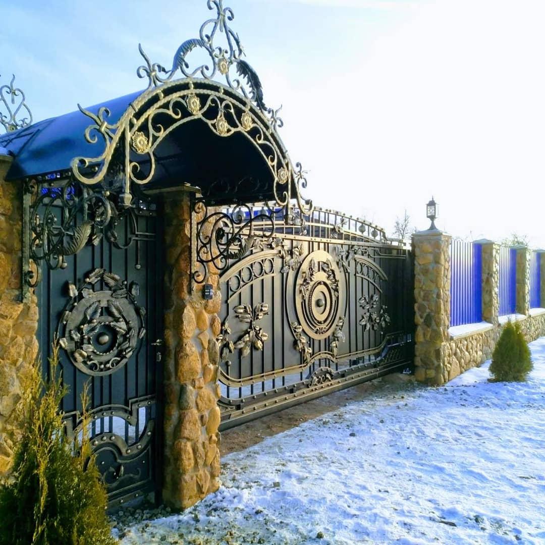 Ворота с узорами Арт:20