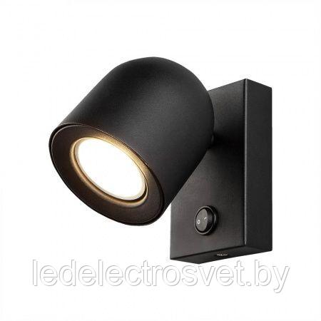 Настенный светильник Ogma MRL 1009 GU10 SW чёрный - фото 1 - id-p158580552
