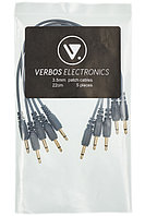Набор патч-кабелей Verbos Cable 22 cm (5-Pack), grey 01999 Набор патч-кабелей Verbos Cable 22 cm (5-Pack), grey
