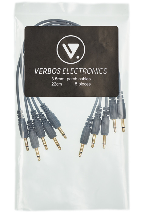 Набор патч-кабелей Verbos Cable 22 cm (5-Pack), grey - фото 1 - id-p158641884