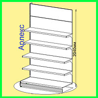Стеллаж торговый 2040х1250х500 "АРЛЕКС"