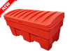 Ящик для песка  и соли 500 литров, красный