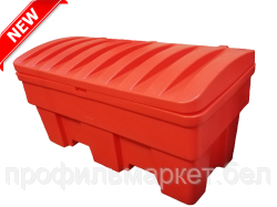 Ящик для песка и соли 500 литров, красный - фото 1 - id-p158646014
