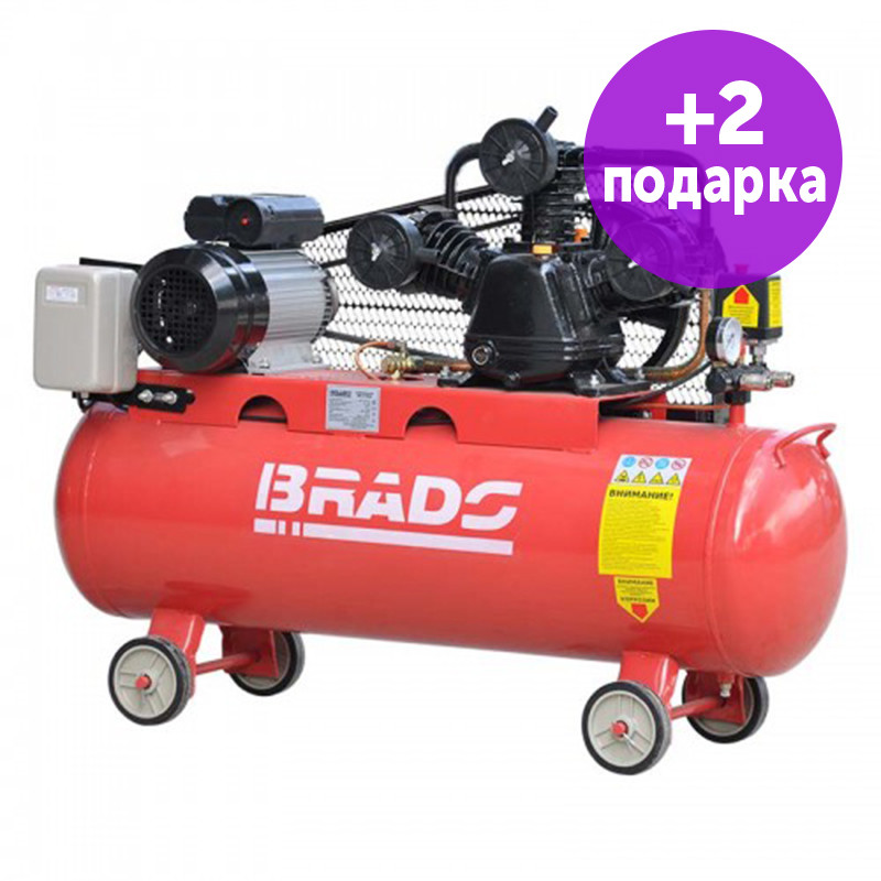 Компрессор Brado IBL3100A 220v/100L - фото 1 - id-p158646350