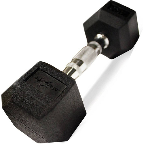Гантель обрезиненная Starfit DB-301 4 кг Black