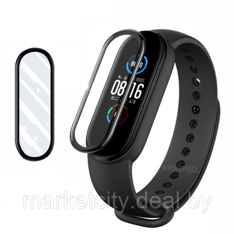 Защитная пленка для браслета Xiaomi Mi Band 5 (+комплект) - фото 1 - id-p158655775