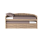 Кровать двухъярусная выкатная CH-108.02 (дуб сонома), фото 3