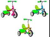 Детский трёхколёсный велосипед с корзиной и звонком, 3 цвета, арт.820-6P, фото 2