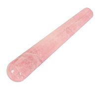 Массажная палочка кристалл двухголовик Розовый кварц