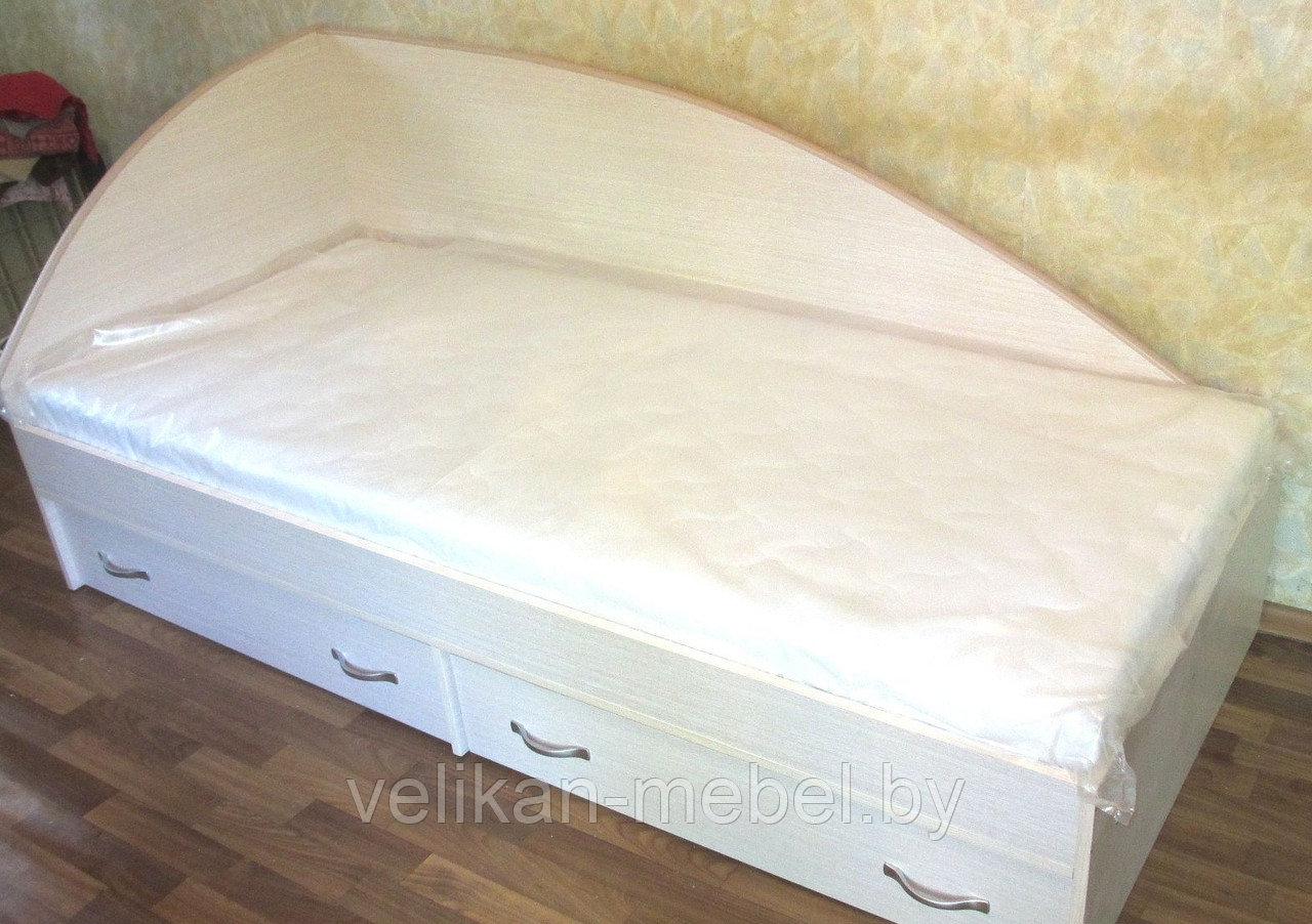 Кровать односпальная с шуфлядами-Крепыш-03,разные цвета - фото 2 - id-p36655717