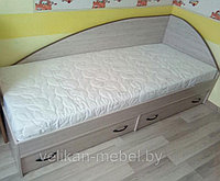 Кровать односпальная с шуфлядами-Крепыш-03, фото 1