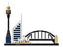 Детский конструктор лего Сидней сити город Bela 10676 Архитектура, аналог Lego city Architecture, фото 3