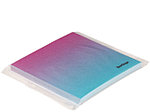 Бумага для заметок с липким краем Berlingo Ultra Sticky. Radiance 75*75 мм, 1 блок*50 л., розовый/голубой